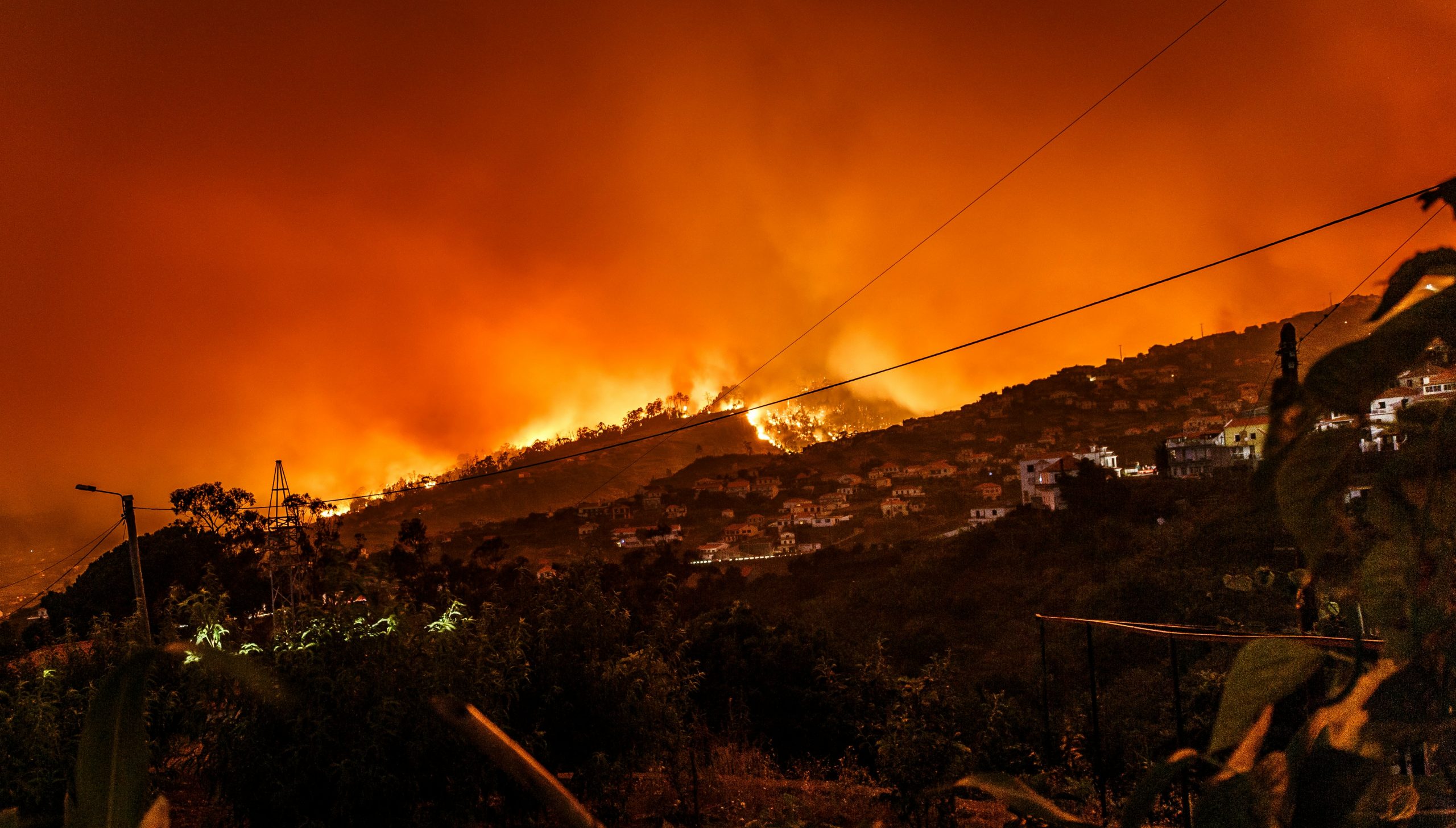 Wildfires Ravage Greek Island of Chios