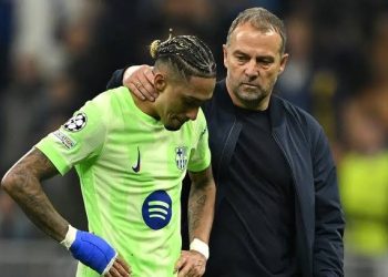 UEFA Penalizes Hansi Flick, Barcelona Players After UCL Semi-Final Incident