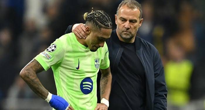 UEFA Penalizes Hansi Flick, Barcelona Players After UCL Semi-Final Incident