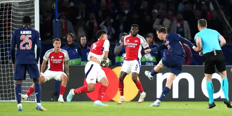 PSG Stun Barcelona as Arsenal, Napoli Shine in Champions League Thriller Night