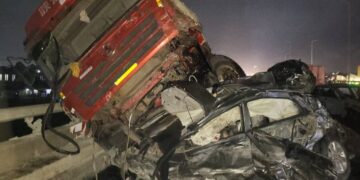 Fatal Crash Involving Five Articulated Vehicles Claims Lives On Lagos-Ibadan Expressway