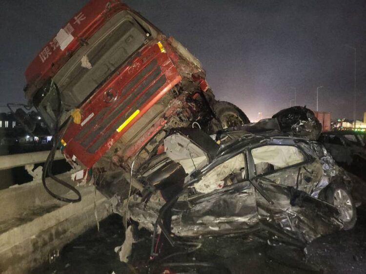 Fatal Crash Involving Five Articulated Vehicles Claims Lives On Lagos-Ibadan Expressway