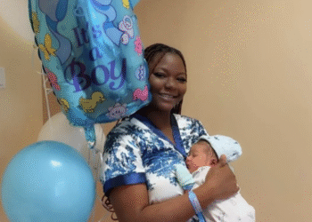 Oritse Femi Celebrates Birth of Grandchild
