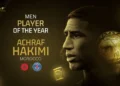 Hakimi Creates History as Defender Wins CAF Men’s Player of the Year