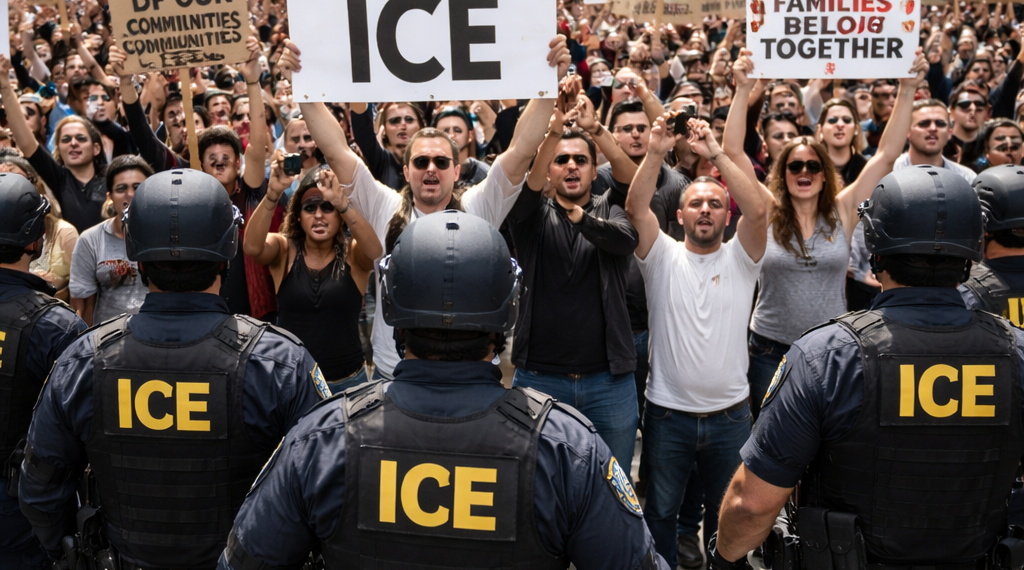 "Give Us Our Child Back!": The Desperate Protest Gripping a Texas Detention Center