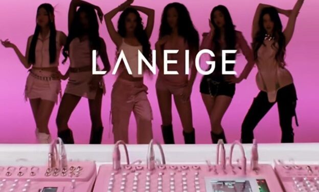 How KATSEYE & Laneige Are Selling Internet Girl "Aura" in a JuicePop Tube