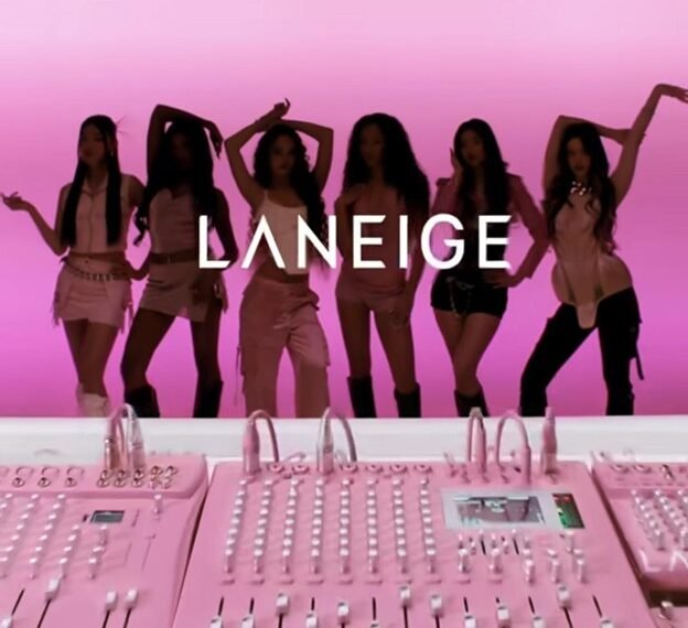 How KATSEYE & Laneige Are Selling Internet Girl "Aura" in a JuicePop Tube