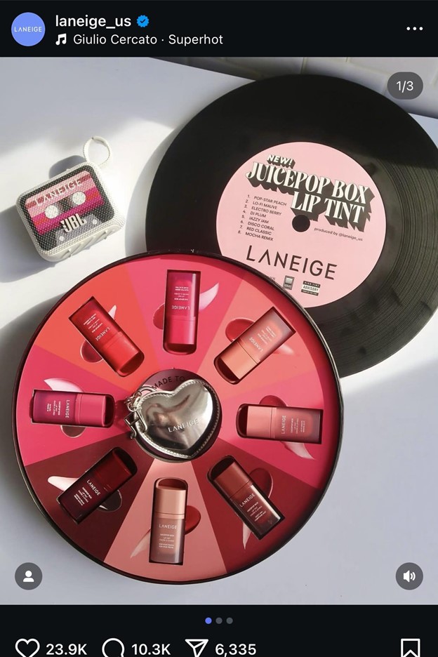 How KATSEYE & Laneige Are Selling Internet Girl "Aura" in a JuicePop Tube