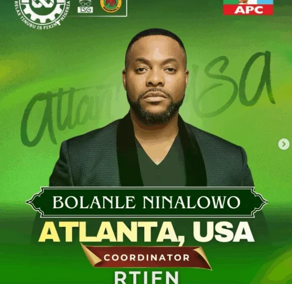 Bolanle Ninalowo Appointed Atlanta Coordinator For Tinubu Support Group