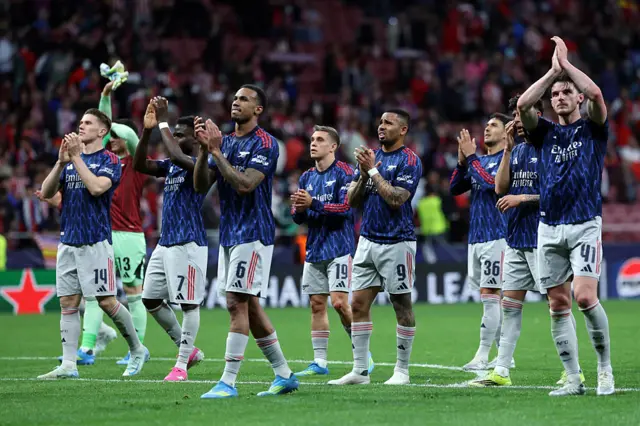 Arsenal Were Held to a 1-1 Draw by Atletico to maintain their unbeaten Champions League record