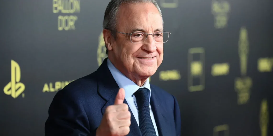 Florentino Perez points a finger at the Club World Cup after Madrid's trophyless campaign