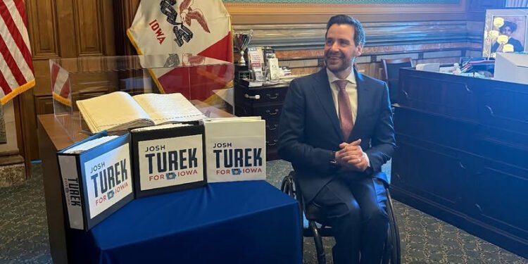 Paralympic Gold Medalist Josh Turek Wins Iowa Senate Democratic Primary