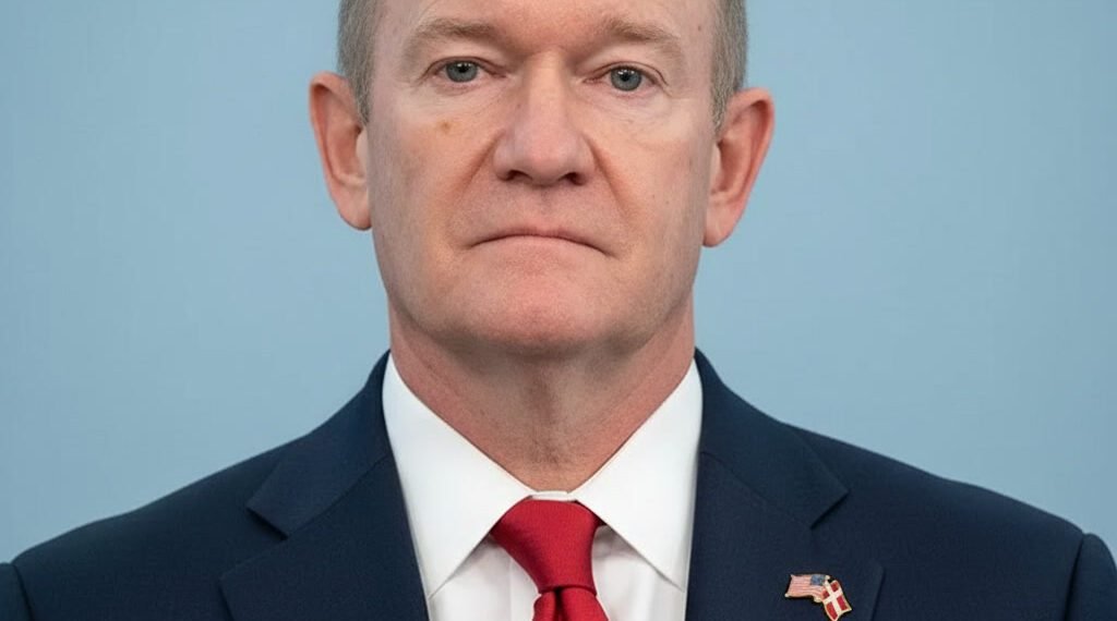 US Senator Chris Coons Hospitalised After Multi-Car Crash