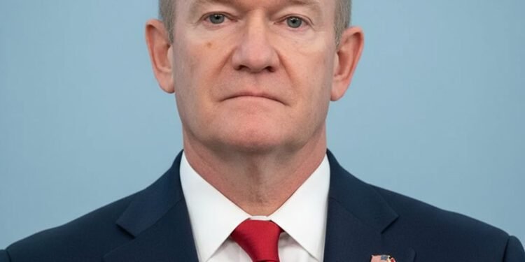 US Senator Chris Coons Hospitalised After Multi-Car Crash
