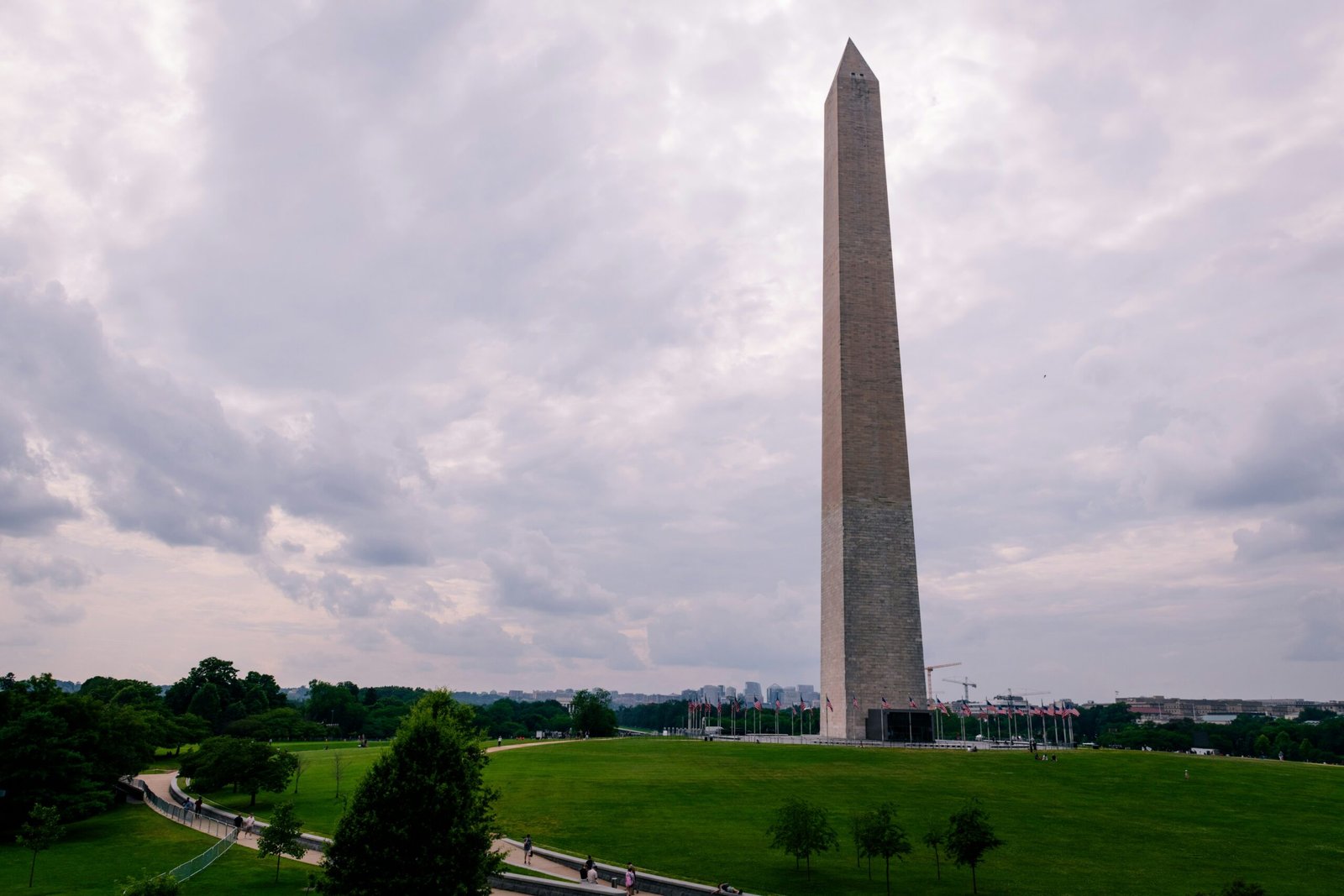 Authorities Investigate '8647' Stains Vandalized on National Mall Grass in Washington, DC
