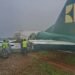 Panic at Benin Airport as Enugu Air Aircraft Crash-Lands