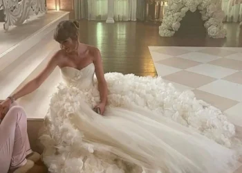 Taylor Swift Wears Custom Dior Wedding Dress for NYC Wedding to Travis Kelce