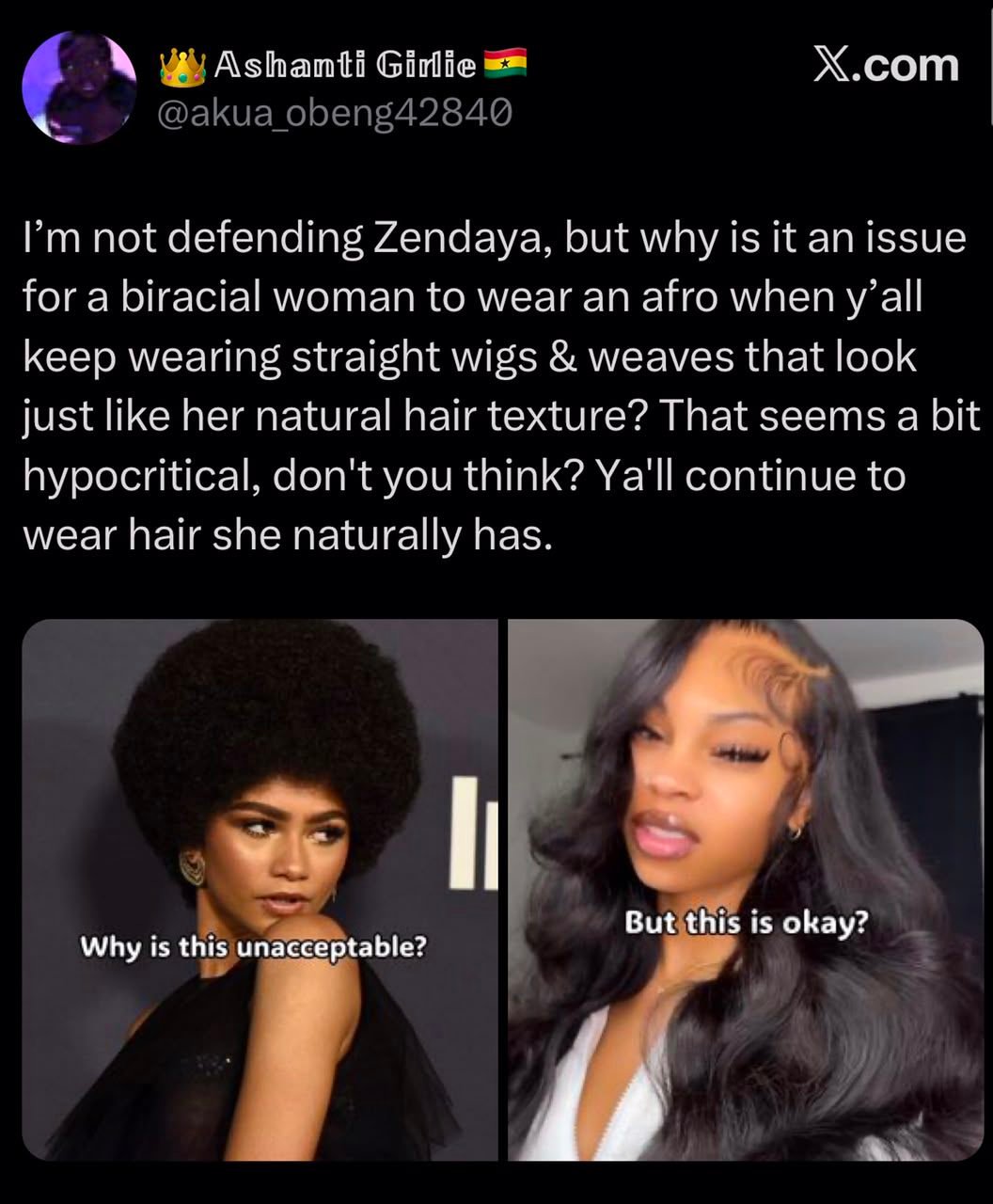 The Afro Wig Debate: Zendaya, Black Hair, and the Hypocrisy of Online Outrage