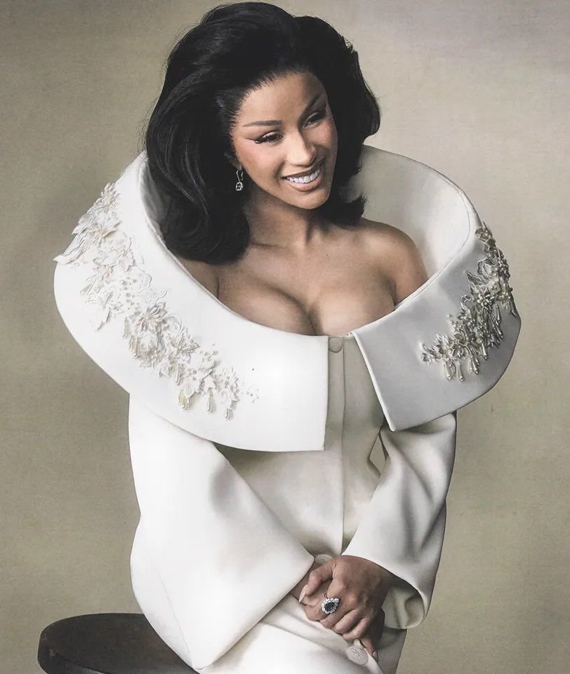 "She Looks Like a Living Painting": The Internet Reacts to Cardi B's Vogue Cover