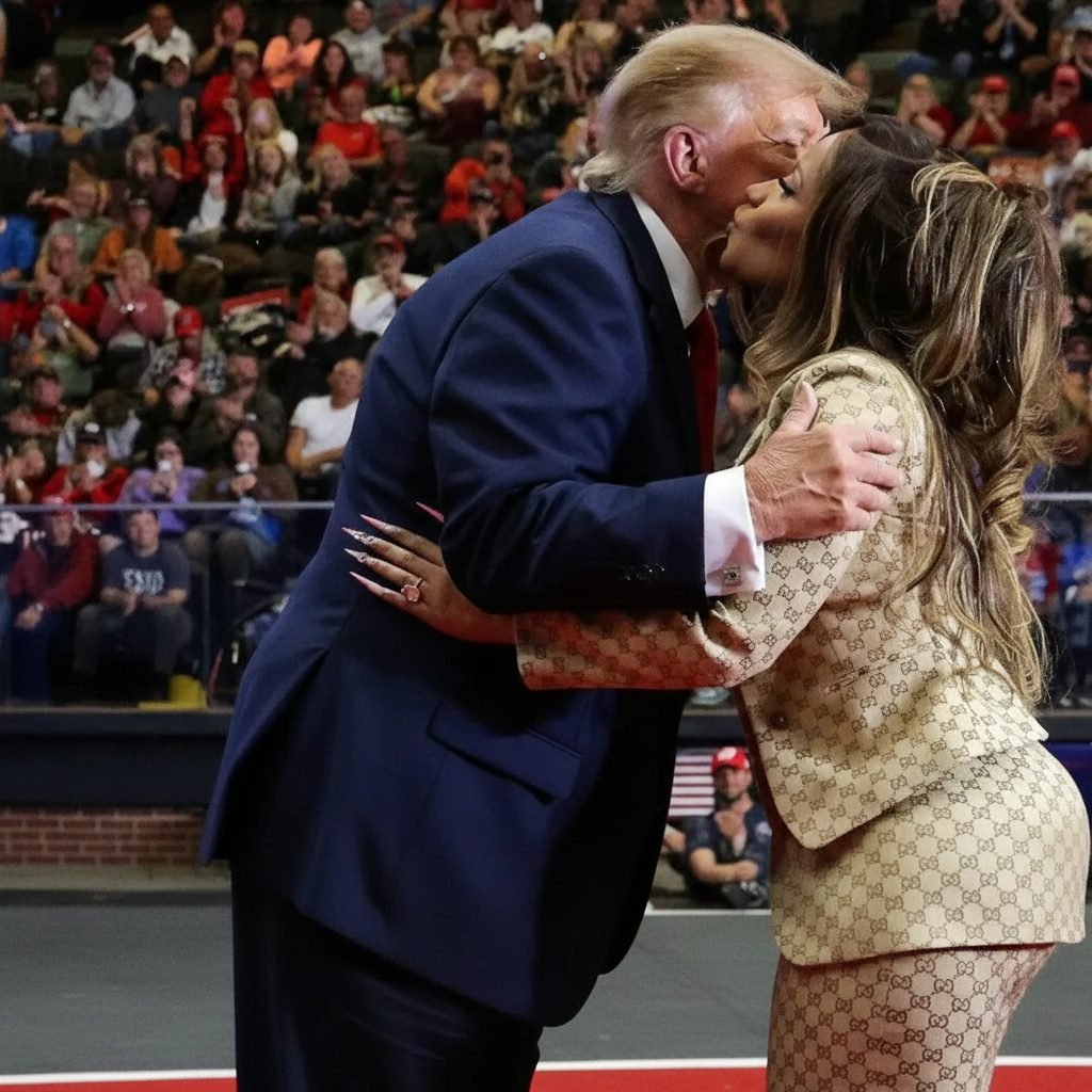 Trump Praises Nicki Minaj's 'Beautiful' Backside at Michigan Rally