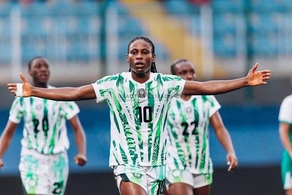 Super Falcons Crush Comoros 5-0 to Make it to the Third Round of the Olympic Qualifiers